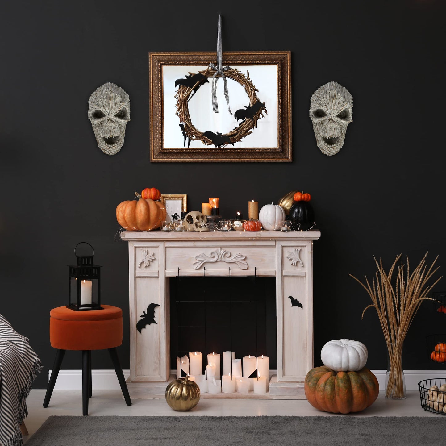National Tree Company Tabletop Decoration, Gray, Driftwood Ghost, Halloween Collection, 15 Inches