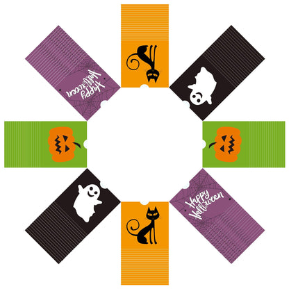 iFUNow 144 Pack Halloween Bags - Goodie, Candy, Treat, Goody, Party Favors & Trick or Treat Bags for Parties