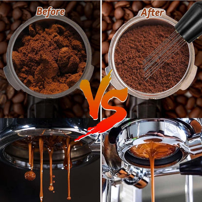22 PCS Coffee Tamper Set, Espresso Accessories Barista Kit with 51mm Espresso Tamper, WDT Tool, Frothing Pitcher & More