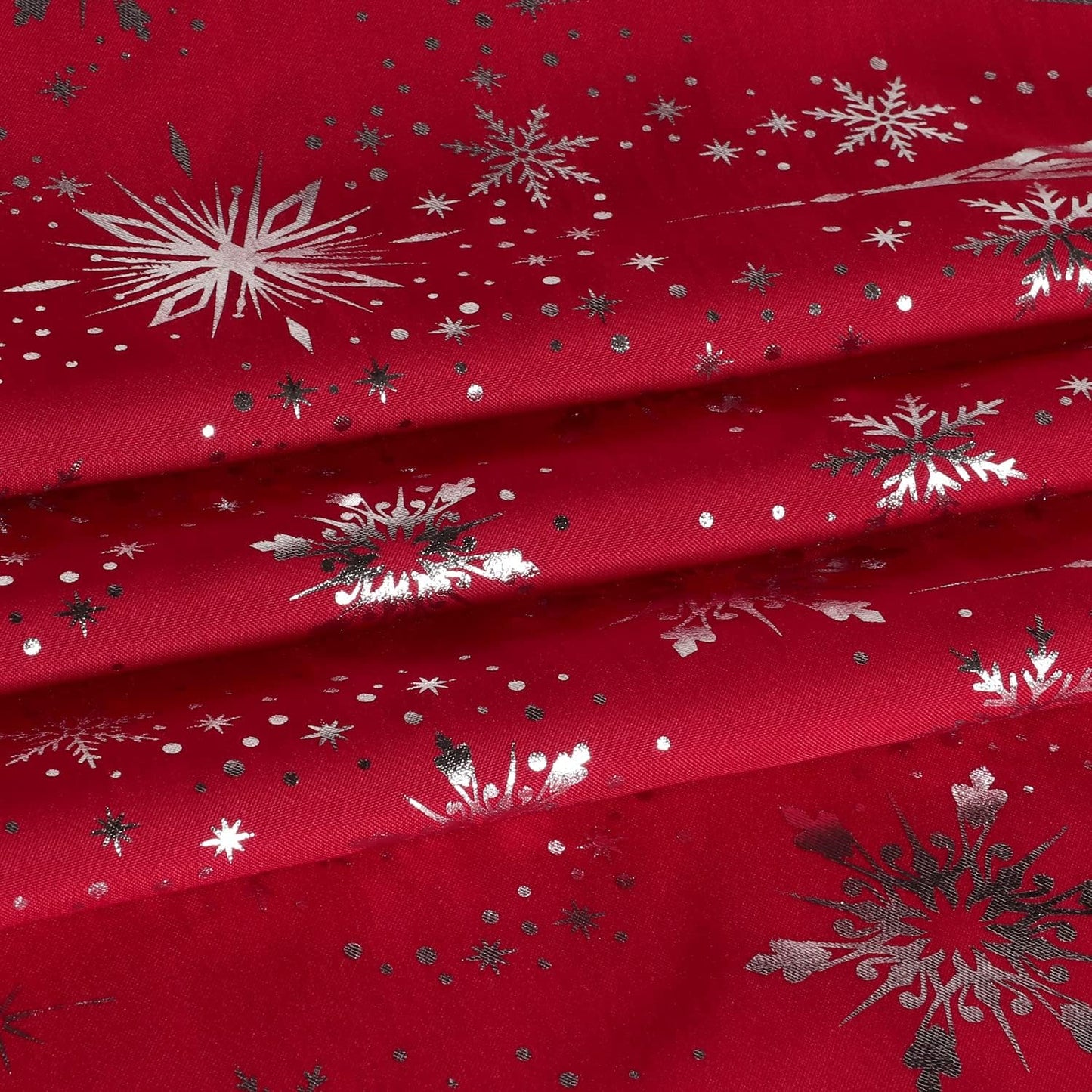 60 Inch LUSHVIDA Christmas Round Table Cloth Washable Water Resistance Holiday Microfiber Tablecloth Decorative Table