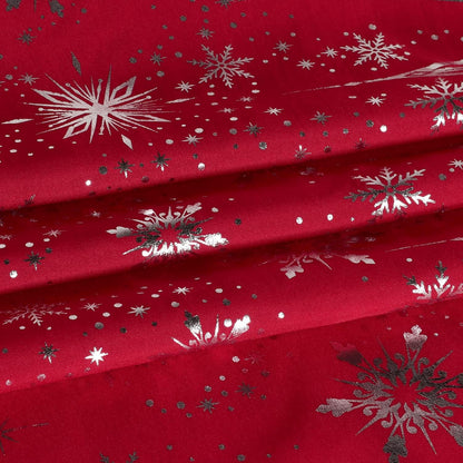 60 Inch LUSHVIDA Christmas Round Table Cloth Washable Water Resistance Holiday Microfiber Tablecloth Decorative Table