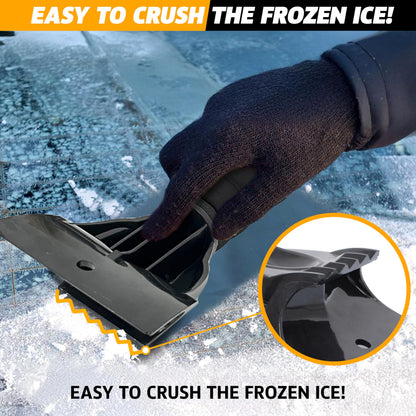 EcoNour Ice Scrapers for Car Windshield (1 Pack) | Car Ice Scraper | Window Snow Scrapper for Car to Remove Snow and Frost | Car Snow Accessories