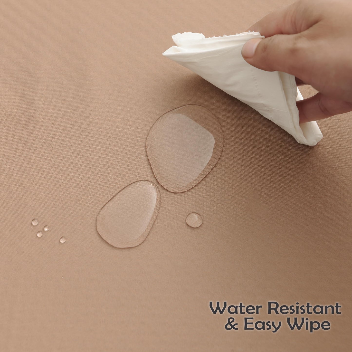 Baby Splat Mat for Under High Chair/Arts/Crafts, Triluby 51" Waterproof Non Slip Food Splash Mat for Eating Mess, Washable Weaning Mat Reusable Spill Floor Protector (Brown)