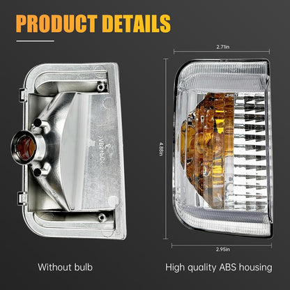 Driver Left Side Mirror Indicator Turn Signal Light Housing for Ram ProMaster 1500 2500 3500 2010-2023