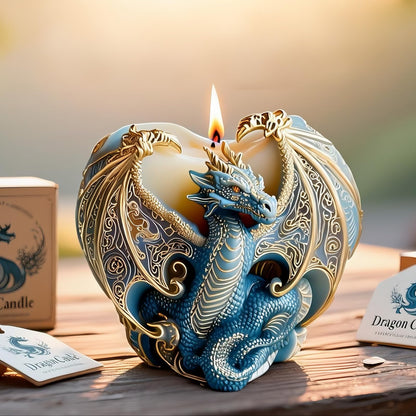 Dragon Candle Mold, 3D Animal Dinosaur Silicone Molds for Candle Making, Epoxy Resin Casting Molds for Handmade DIY Soap & Aromatherapy DIY Home Desk Decor