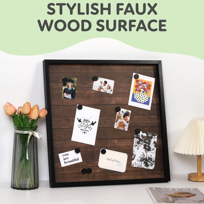Houseables Picture Board, Photo Board, Photo Display, Picture Collage, Collage Frame, Polaroid Wall Display, Wall Decor, Memory, Postcard, Magnetic, Bulletin, Hanging with Clips, String, Bedroom, 20in