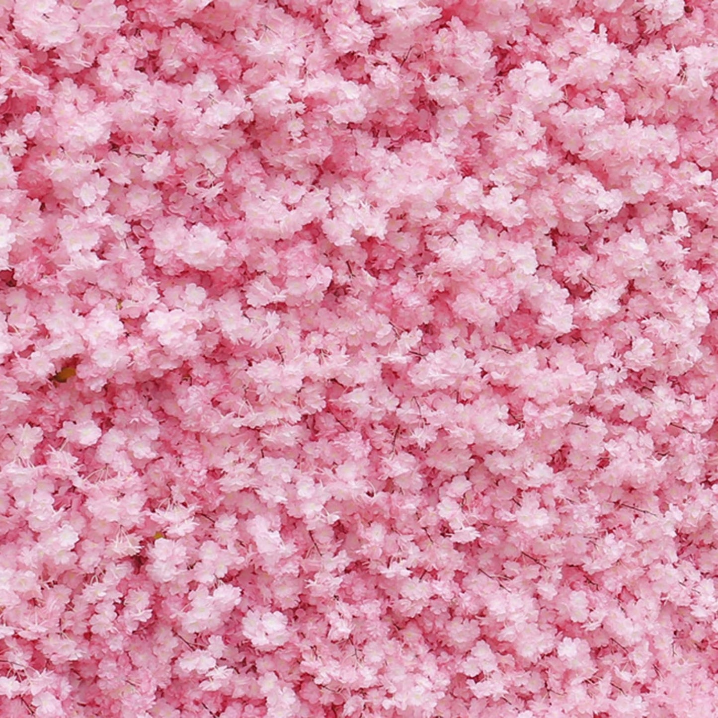 UYCVT Pink Cherry Blossoms Artificial Flower Wall Backdrop Panels, Handmade Romantic Large Wedding Backdrop 3D Floral Wall Fabric Flower Wall for Party Baby Shower Bridal Weddi-3m*3m/10 * 10FT