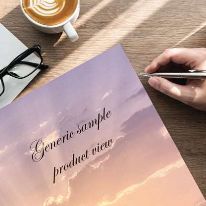 At Sunset Letterhead Laser & Inkjet Printer Paper (25 Sheets)