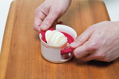 Prepworks by Progressive Compact Egg Slicer,white, red and yellow