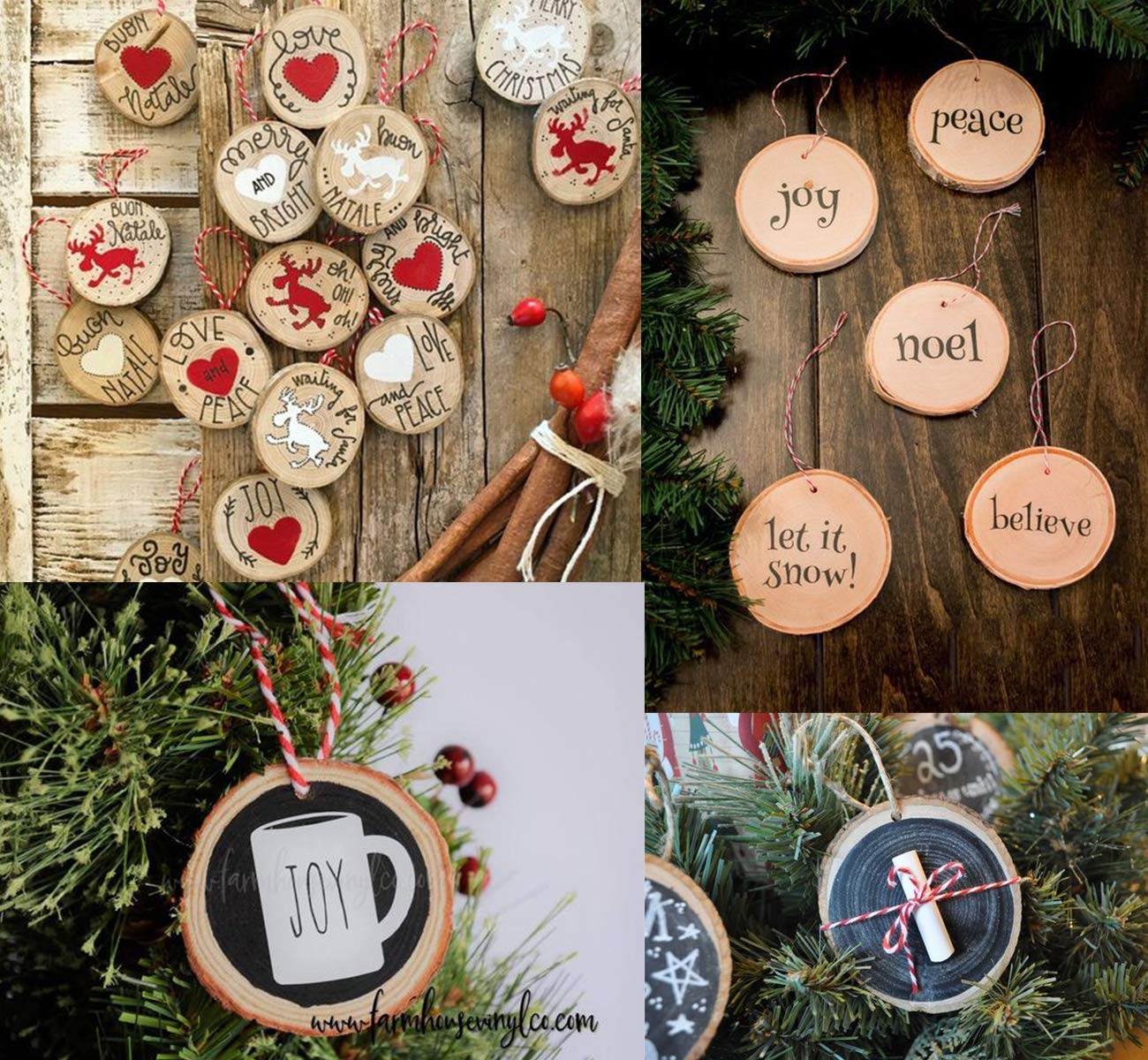 50Pcs Wood Slices for Crafts, 2.4"-2.8" Unfinished Wood Circles for Crafts with Pre-drilled Hole and String, Unfinished Wood Rounds for Home Decor, Painting, Wooden Coasters, DIY, Party Wedding Decor