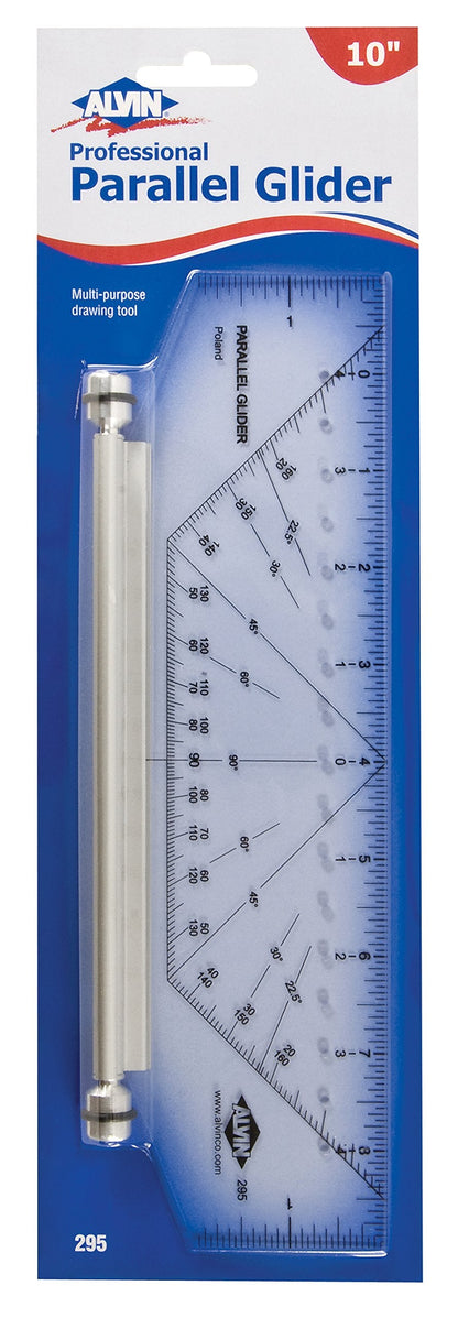 Alvin, 295M, Easy-To-Use Professional Parallel Glider Metric - 10 Inches
