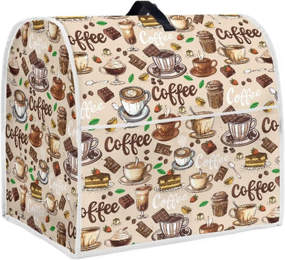 Kitchen Stand Mixer Cover - Dust Protection for 4.5-5 Qt Stand Mixer with Top Handle and Accessories Pockets