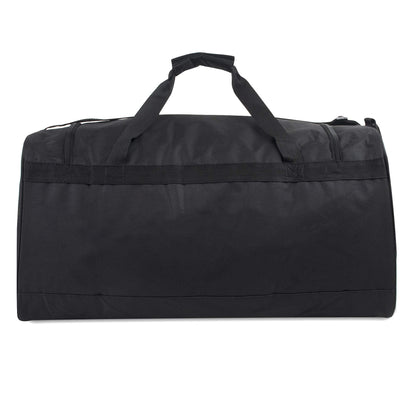 55 Liter, 24 Inch Lightweight Canvas Duffle Bags for Men & Women For Traveling, the Gym, and as Sports Equipment Bag/Organizer (Black 2)