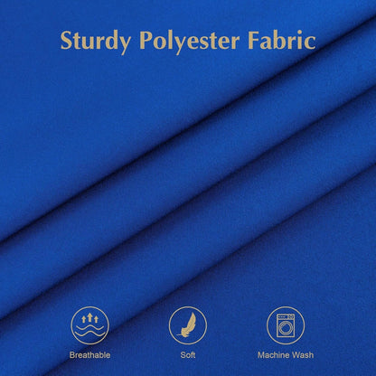 2 Pack 24X24 Inch Small Square Table Cloth Royal Blue Tablecloth Washable Polyester Solid Table Cover for Night Stand