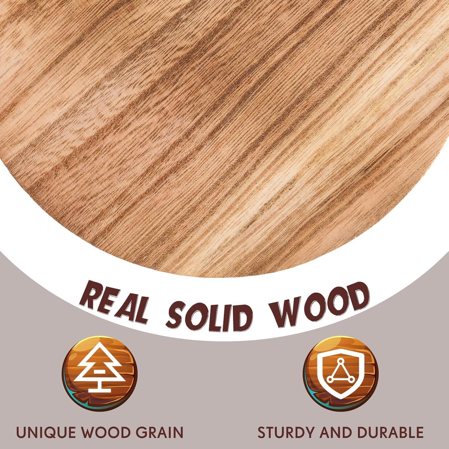 4 5/6/7/8 Inch(Light Geetery Pcs Wooden Risers for Display Wood Pedestal Stand Mini Tray Stand Round Wooden Pedestal