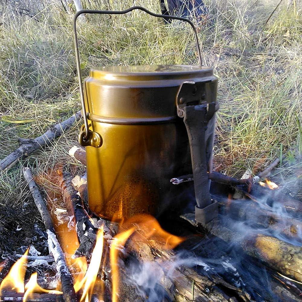 Books.And.More Original Soviet Russian Army Soldier Mess & Griddle Kit, Canteen Pot Lunch Box
