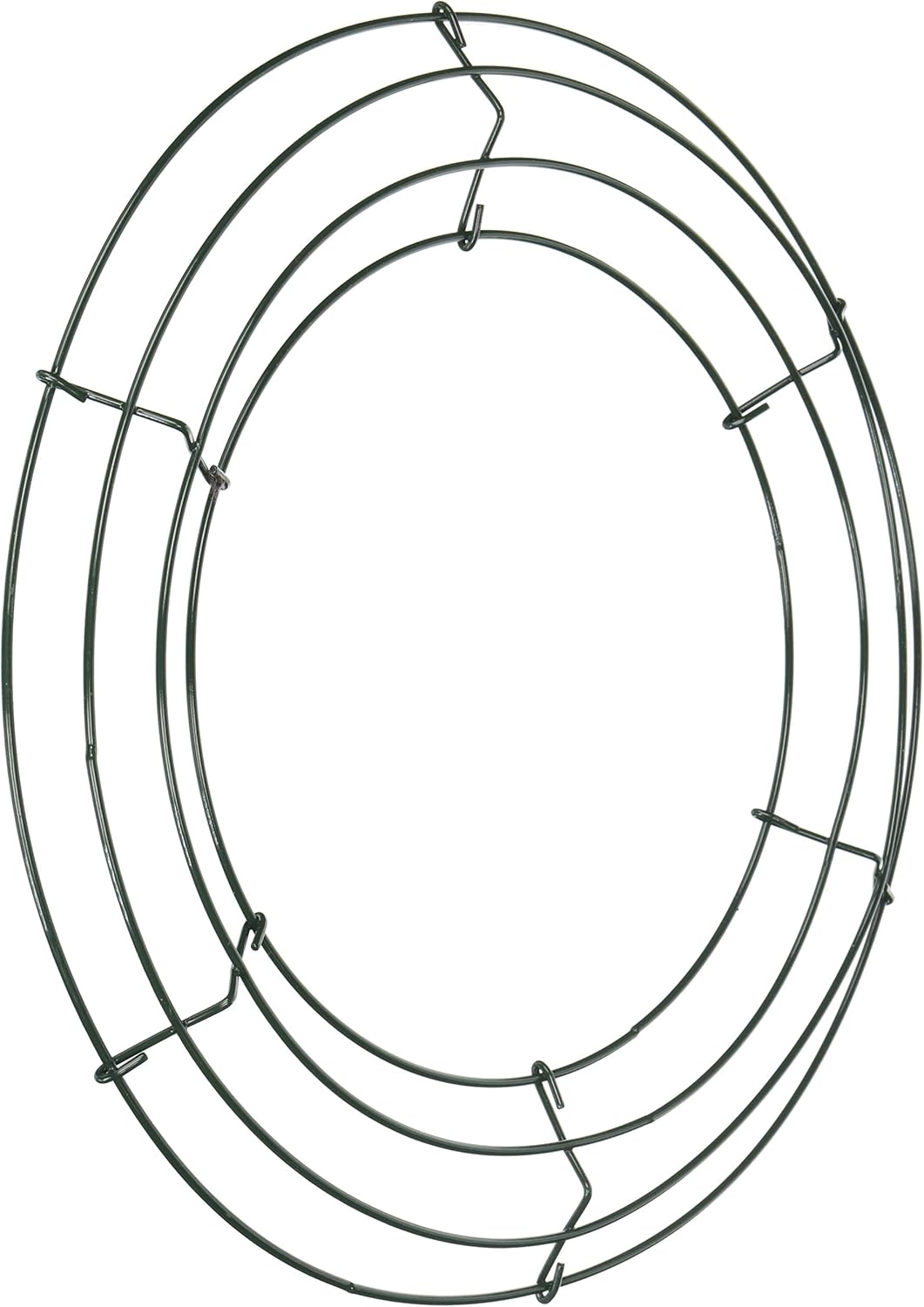 Green Panacea Wire Wreath Frame, 12 Inch, 1 Foot (Pack of 1)
