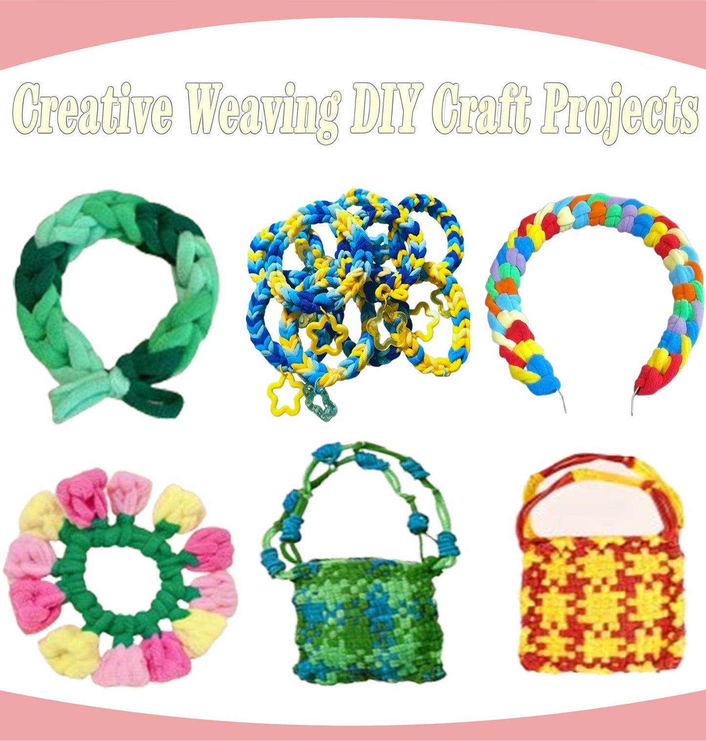 VALOZENC 800PCS Loom Refill Loops, 8 Color Loom Loops for Potholder Making Weaving Crafts Flexible DIY for Family Projects