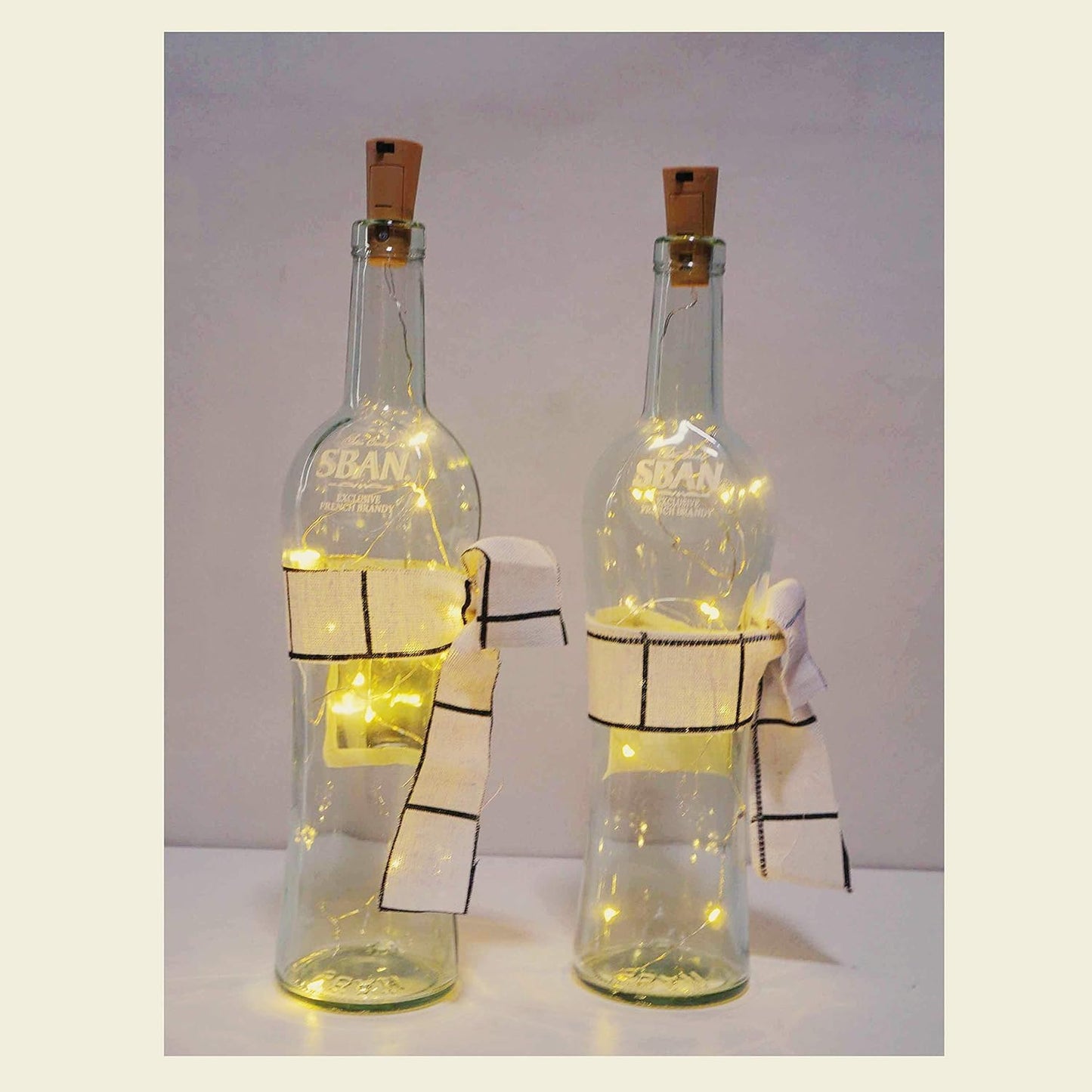 24 Pack 20 (24 Pack, LED Wine Bottle Cork Lights, Fairy Mini String Lights Copper Wire, Battery Operated Starry Lights