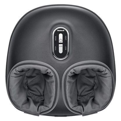 Nekteck Shiatsu Foot Massager with Heat, FSA Eligible Deep Kneading Therapy Air Compression, HSA Feet Massage Improve Blood Circulation Foot Wellness Soothing Pain Relief, Relax for Home Office Use
