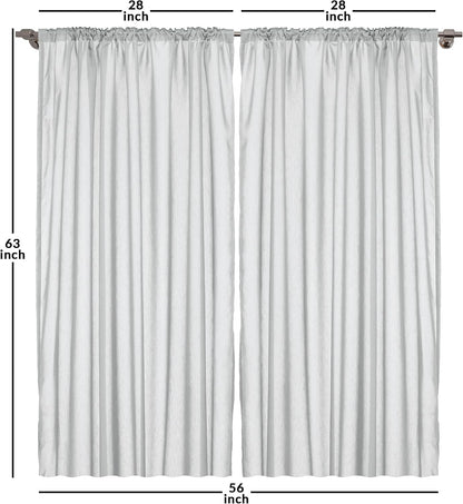Ambesonne Love Window Curtains, Hand Written I Love You Phrases, Lightweight Decorative Panels Set of 2, Vermilion