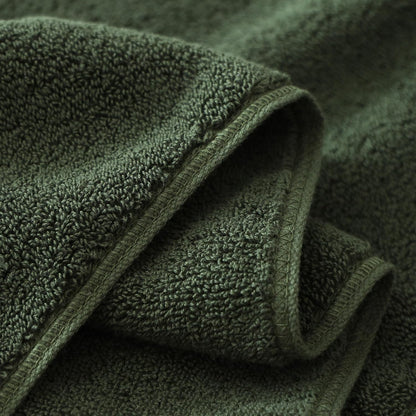 27x55 Set 100 650GSM Green,Pack 2) Bath Towels Percent Cotton Luxury Super Soft Absorbent Bathroom Towels (Olive