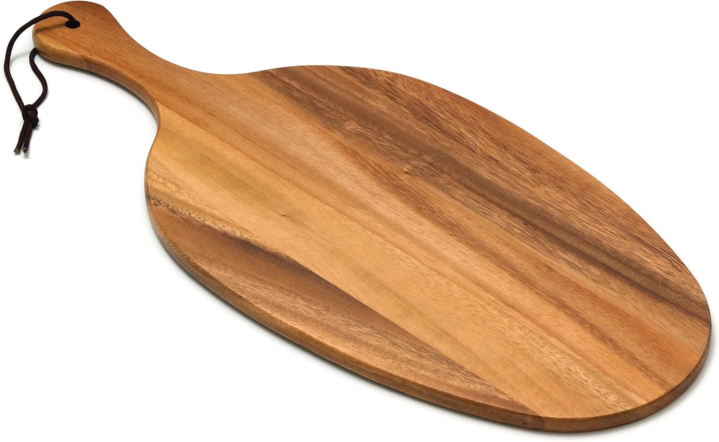 Lipper International Acacia Wood Oblong-Shape Paddle Board for Serving, 8-3/4" x 19-1/4"