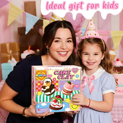Air Dry Clay for Kids Modeling Clay Kit, 12 Box Model Magic Arts and Crafts for Kids with Tools & Tutorial, Non-Sticky, 4-12+ Years Girls Christmas Birthday Gift, Dessert Party Favors Classroom Prize