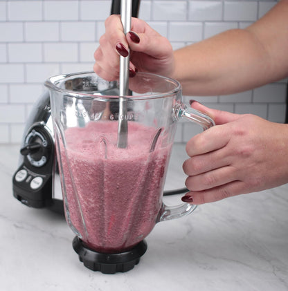 RSVP International Endurance Smoothie Spatula, 13.75x1", Pink