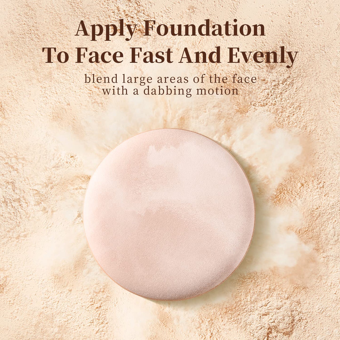 MOHOPE 8Pcs Air Cushion Makeup Sponges for Foundation with Portable Box | Latex-Free Blending Sponge for Liquid, Cream, Foundation and Powder | Round Powder Puff | Mix
