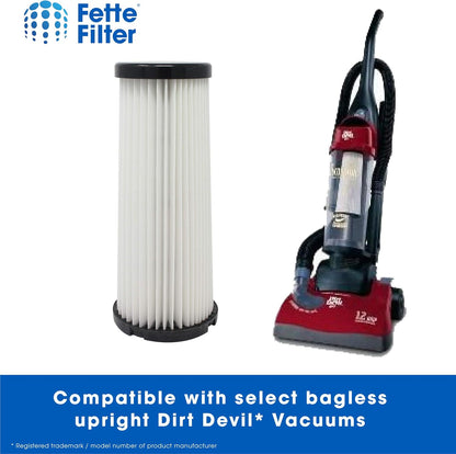 Fette Filter - Vacuum HEPA Filter Compatible with Dirt Devil F1, Pack of 6