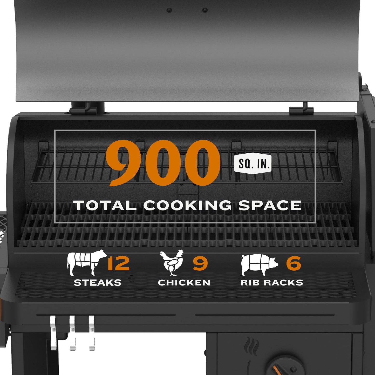 Oklahoma Joe's Tahoma 900A DLX Auto-Feed Charcoal Smoker & Grill w/Wi-Fi - 25203115