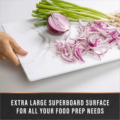 BINO BPA-Free Cutting Board, Durable Large Surface Chopping Board, Dual-Sided, Dishwasher Safe Kitchen Utensils