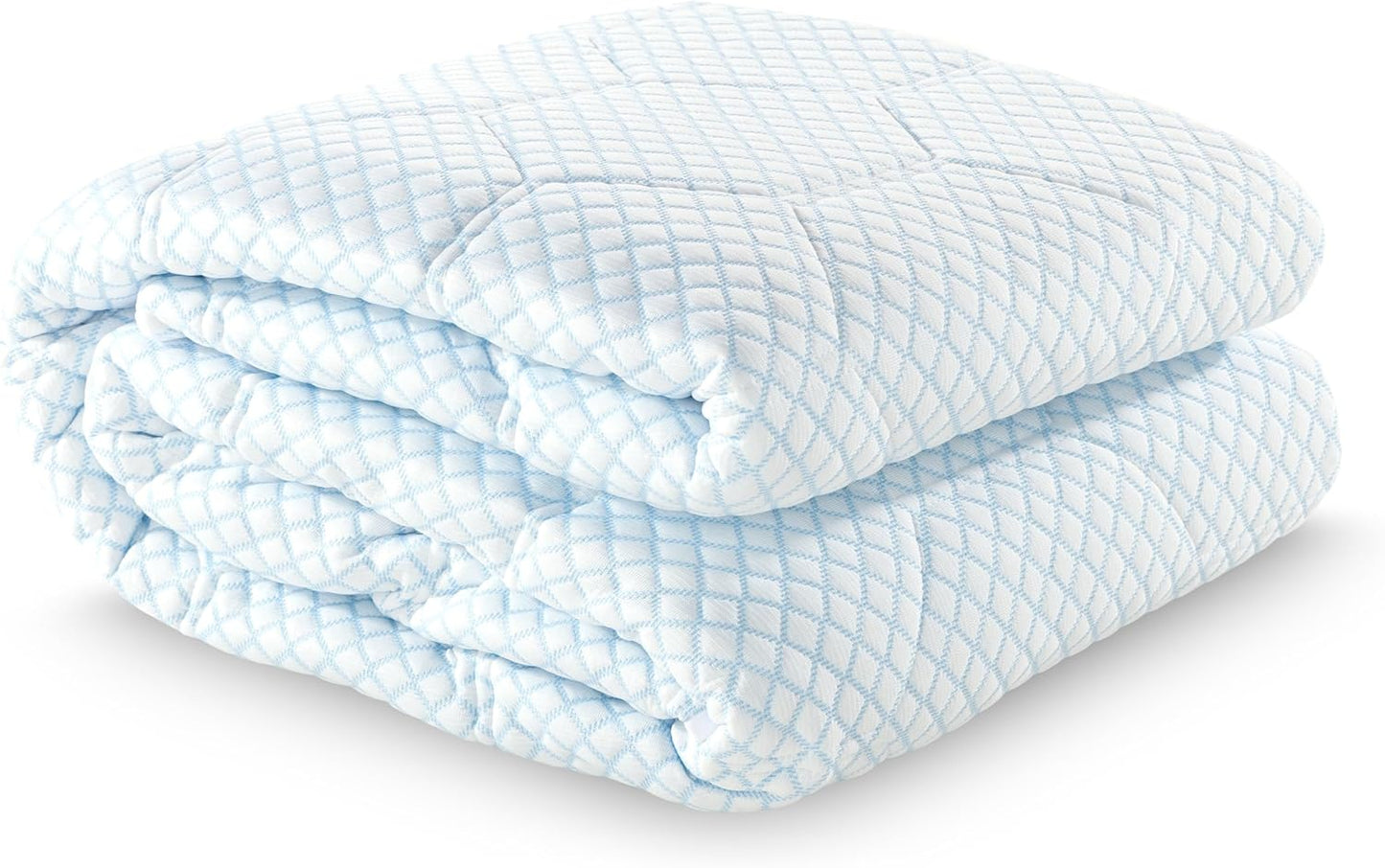 Vibe Cooling Quilted Memory Foam Mattress Pad, King