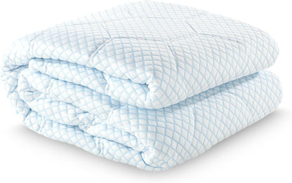 Vibe Cooling Quilted Memory Foam Mattress Pad, King