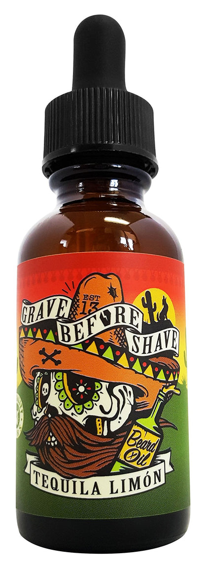 Grave Before Shave Beard Oil (Cigar Blend) 4 oz. Bottle
