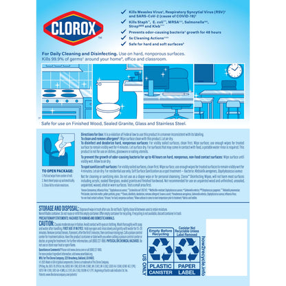 Clorox Disinfecting Wipes Variety Pack, Bleach-Free, Kills 99.9% of Germs and Viruses Including COVID-19, 75 Count, Pack of 4