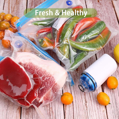 Sous Vide Bags Reusable 27Pcs, BPA Free Vacuum Sealer Bags for Sous Vide Cooking, 20Pcs Vacuum Zipper