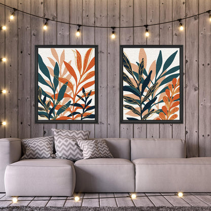 Soaoo 4 Pcs Canvas Floater Frames 16'' x 20'' Black Floating Canvas Frame 0.9" Deep Artwork for Paintings with Hardware Kit Included for Wall Prints Painting, Assemble Required