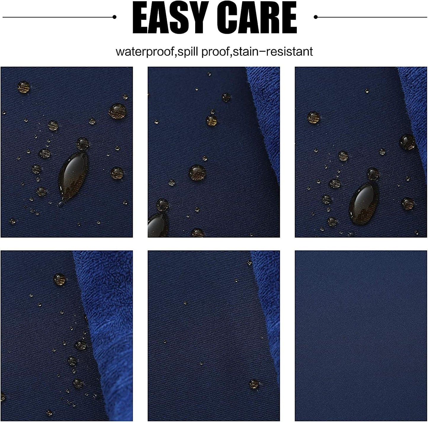 210GSM Blue,70 120 Inch) Obstal Rectangle Table Cloth - Heavy Duty Water Proof Microfiber Tablecloth, Decorative Fabric