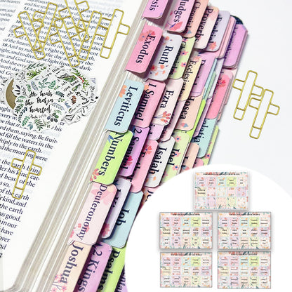 PartyGalore Bible Study Supplies Journaling Kit with Tabs and Notebooks, Bibles Highlighters and Pens No Bleed, Bible Study Kit for Women Students Beginner Christian Gifts