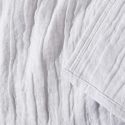 Sterling Creek Dawson Star Muslin Cotton Blanket Three Layers Lightweight Breathable Gauzy Blanket for Adults, All