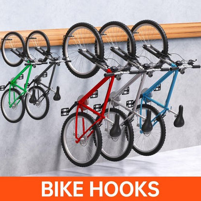 GURADESIGN Heavy Duty Bike Hooks - 16-Pack, 100 LBS Capacity, 6 Inch for Garage Wall & Ceiling