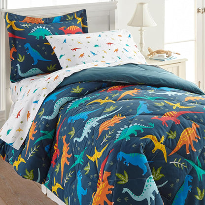 Wildkin 100% Cotton Kids Pillowcase – Jurassic Dinosaurs, Soft & Breathable Standard Size (20x30)