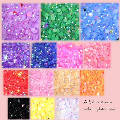 Bedazzle Kit with Rhinestones for Crafting, 28 Colors, 36000 Pieces, 3mm Flat Back Resin Gems, Bling Rhinestone Kits with B7000 Glue, Tweezers and Wax Pen for DIY Diamond Art, Phone, Clothing, Nail