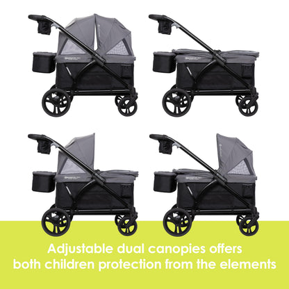 Baby Trend Navigator PRO 2-in-1 Stroller Wagon, Dash Sage