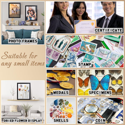 2 Pack Shadow Box Frame 11"x 14" Wood Deep Shadow Boxes Display Cases, Dried Flowers, Photos, Handicrafts Picture Frames for Wall Hanging Tabletop (Black, 11"x 14")