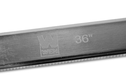 WEN 10236F2 Quick-Adjust 36-Inch Steel Bar Clamps with 2.5-Inch Throat and Micro-Adjustment Handle, Two Pack , Multicolor