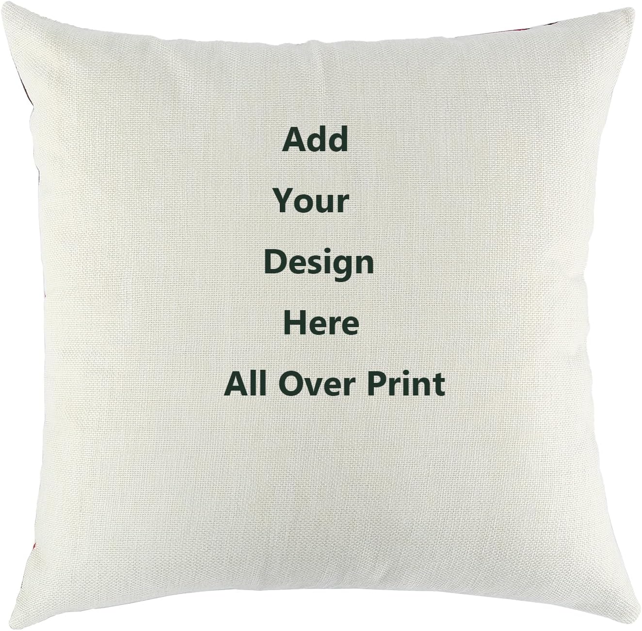 Custom Design Outdoor/Indoor Throw Pillowcase, Personalized Love Photo Wedding Keepsake, 18" x 18"