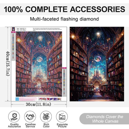 6 Pack Fantasy Diamond Art Kits for Adults, 5D DIY Diamond Painting Kits for Beginner, Diamond Dots Full Drill Crafts for Gem Art Dot Art for Adults Home Wall Decor for Teens Boys Girls 12x16 inch